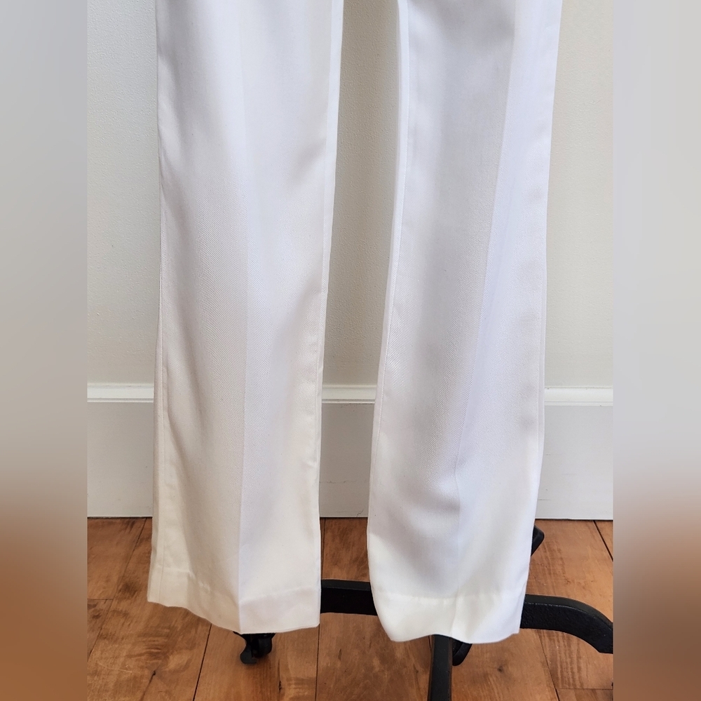 NWT || TIBI || Sebastian White Trousers  Straight Legs Immaculate Sz 2 - Picture 8 of 12